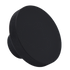 Matt Black Large Knurled Cabinet & Drawer Knob with Stem