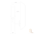Matt Black Handrail Kit 2.4M X 40mm with Matt Black & Polished Copper Handrail Brackets