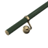 Handrail Kit 3.6mX 40mm Bottle Green & Antique Brass Bracket