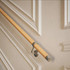 Wood Handrail Kit 1.2m x 40mm Pine & Stainless Steel Bracket