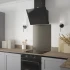 Matt Gun Metal Kitchen Splashback - Self Adhesive 600 x 750mm