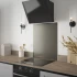 Matt Gun Metal Kitchen Splashback - Self Adhesive 600 x 750mm