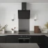 Silver Kitchen Splashback - Self Adhesive 600 x 750mm