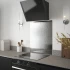 Silver Kitchen Splashback - Self Adhesive 600 x 750mm