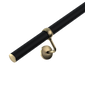 Handrail Kit 3.6m x 40mm Matt Black & Antique Brass Bracket