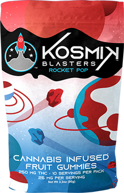 Specialty Blaster Gummy Rocket Pop 10ct 250mg by Kosmik