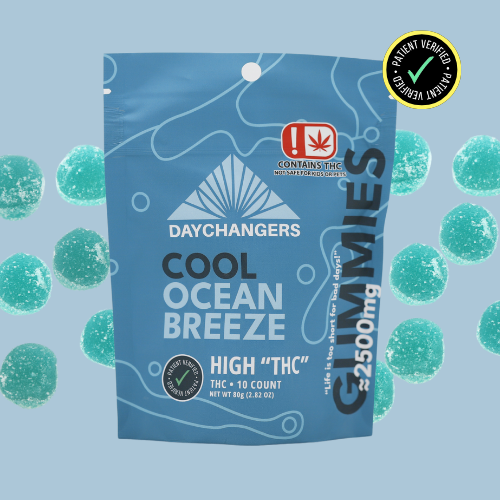 Day Changers - 2500mg THC Cool Ocean Breeze Gummy 10ct.