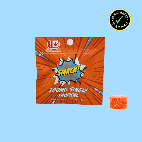 Smack -SINGLES- 100mg THC - Tropical