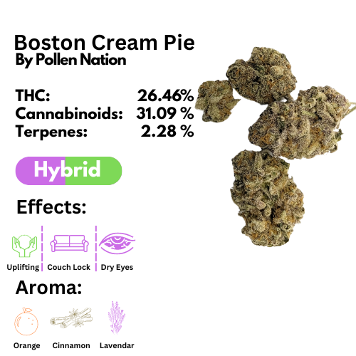 Pollen Nation Cultivation - Bulk Flower - Boston Cream Pie