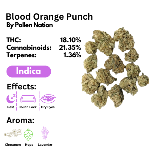 Pollen Nation Cultivation - Bulk Flower - Blood Orange Punch