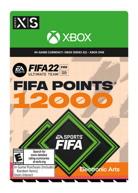 FIFA 22 - 12,000 FIFA Points - Xbox