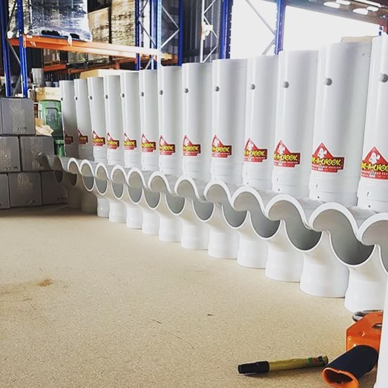 Dine-A-Chook customer photo: Dine a Chook feeder production in our Townsville