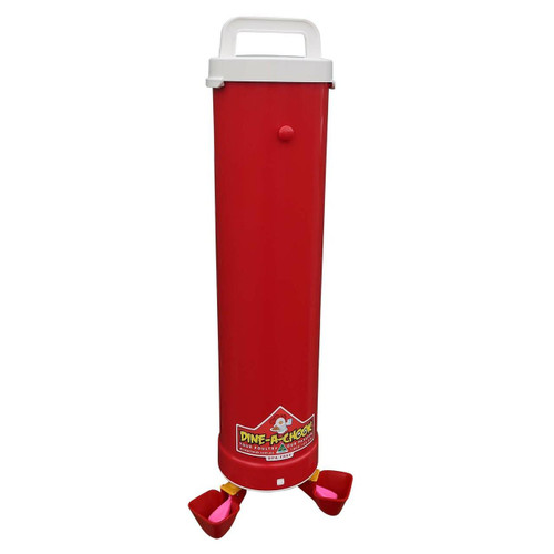 Twin Cup Drinker in RED with genuine Lubing Cups and PINK floats from Dine-A-Chook. Available in the Big Red Feeder and Drinker Set. Free USA shipping. Twin Cup Drinker in RED with genuine Lubing Cups and PINK floats from Dine-A-Chook. Available in the Big Red Feeder and Drinker Set. Free USA shipping.