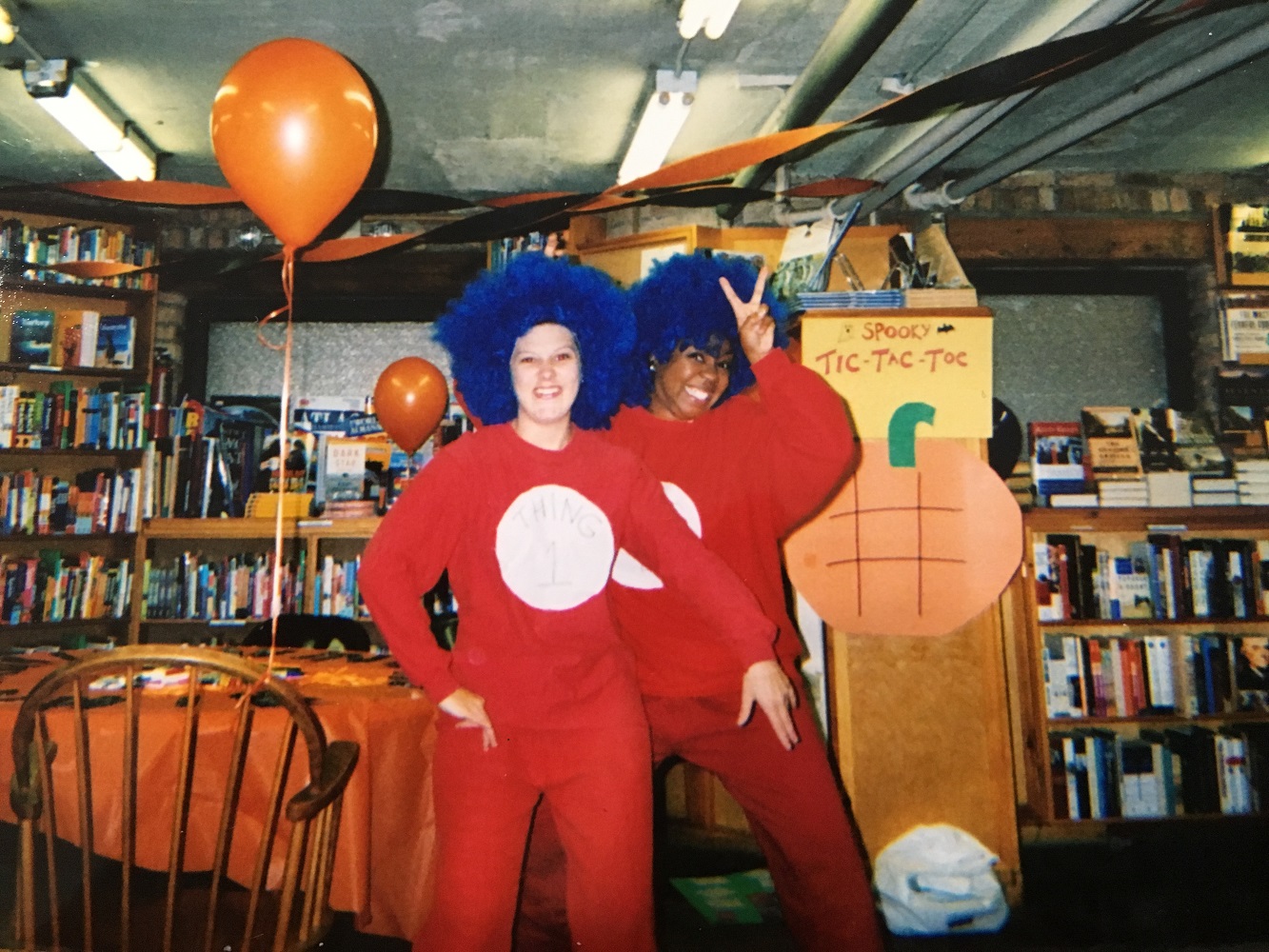 Angela and Tara at Halloween Party