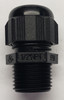 cable gland, 5308925, Altech, black strain relief, straight through, half inch npt thread