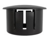 Black Hole Plug, Locking, Domed, Plug