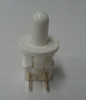 EMB Plunger Switch 811-9016, white, normally closed, single pole