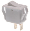 appliance size white rocker switch, single pole, momentary, spring return to off position, quick connects,7400016,g1-16-u
