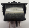 Carling rocker switch, double pole, double momentary, spring return to off position, V Series, no lamps,  VLD1S00B, 00017166, 028-0460, 033-0424, 20535, 711601035, 251207, 3975111, 502362, p-0576-hw, p2001202, sw3-28,RS-CAR-007,NP-VLD1S00B