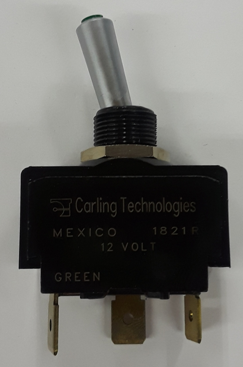 LFC 22/23 オーセンティック PLバッチ＆タグ付 LT-1511-630-012 Carling Green Lit tip toggle switch, On-Off