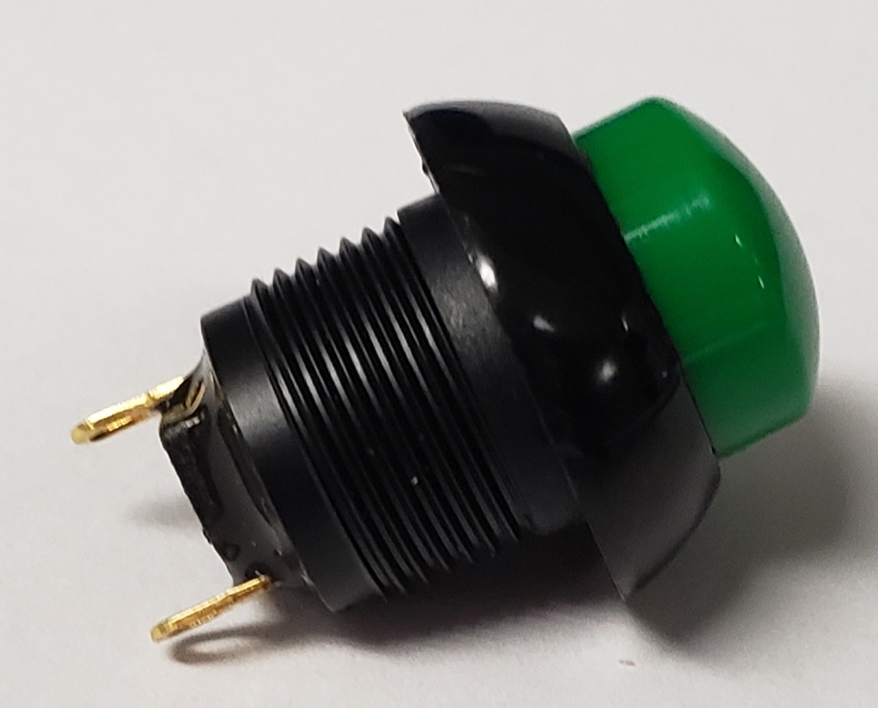 P9M211125 Otto Latching OnOff Sealed Push Button Switch, Raised Green