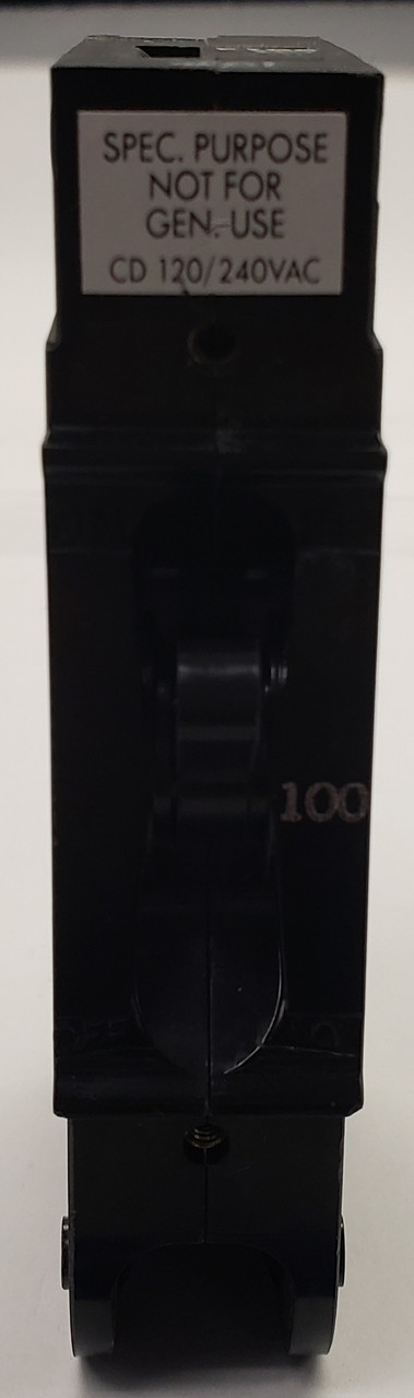 100 AMP HEINEMANN MAIN CIRCUIT BREAKER X0411 Without Metal Plate 
