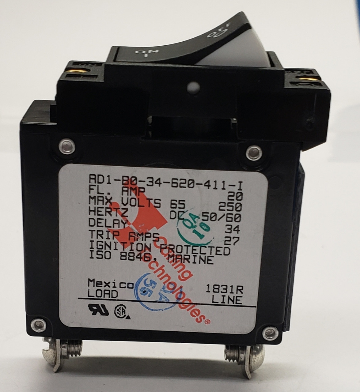 Electrical & Lighting Automotive CARLING SWITCH 50 AMP CIRCUIT BREAKER CA2B034650131C