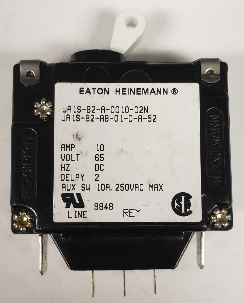 DM1S-Z12-1 AD1S-Y27-1 CH-1345 250V 10A Heinemann Eaton 1-Pole Circuit Breakers 