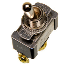 Toggle Switch Single Pole On-Off Screw Terminals