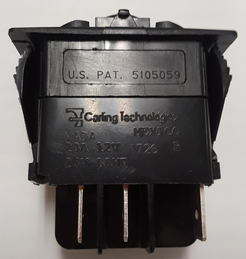 無一文 SPSV50 クオン RL V1D1GXXB-00000-000-XBLU1 Carling On-Off V Series Rocker