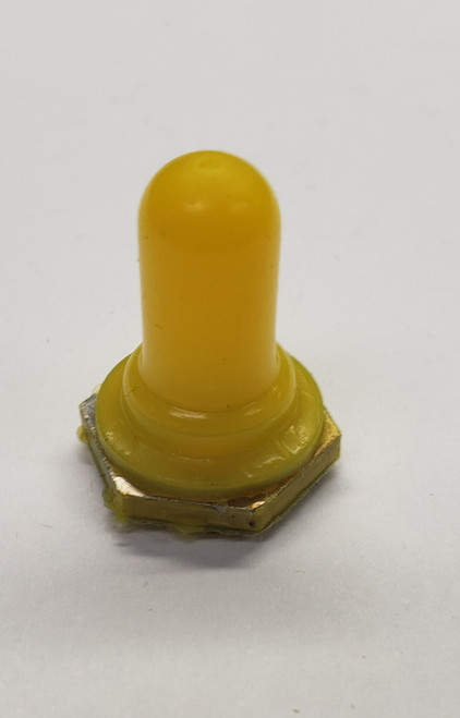 full toggle switch boot, 15/32-32, Thread, yellow, protective switch cover, C1131/35-67 YELLOW