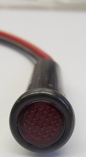 AMP Red Led Indicator Pilot Light 6v-9V-12V 10mm Panel Mount w/ wire Lead Cable 