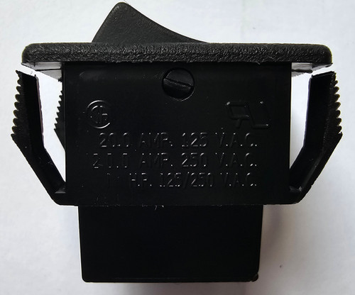Black Square Mid Size On Off Rocker Switch,