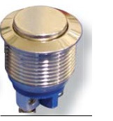 19 mm Momentary Anti-Vandal Push Button Switch with Raised Button