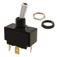 LT-2561-610-012-XAS1 Carling On-Off-On Red Lit Tip Double Pole