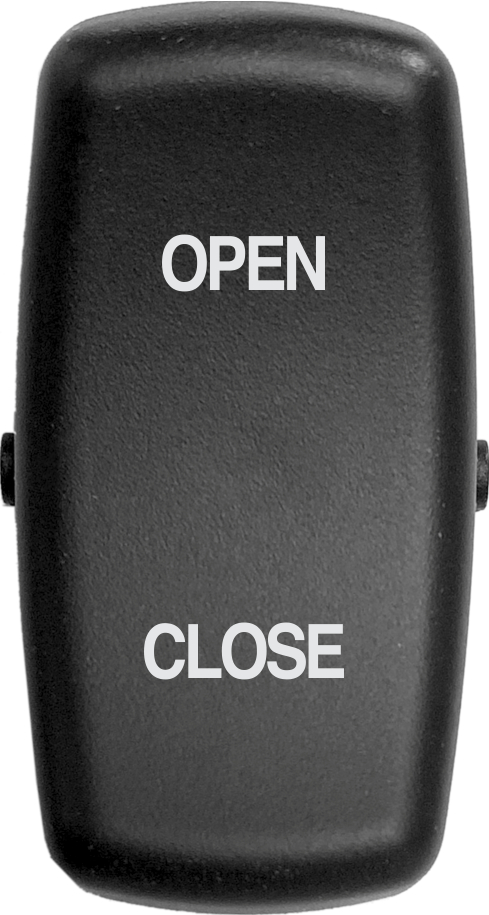 Switch Label Open Close Custom Laser Etched Icons? Custom Imprinted Icons? Spemco's Value Added ...