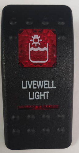 Rocker Switch Actuator, VVASCXX, Carling V Series, 2 Red Lenses ...