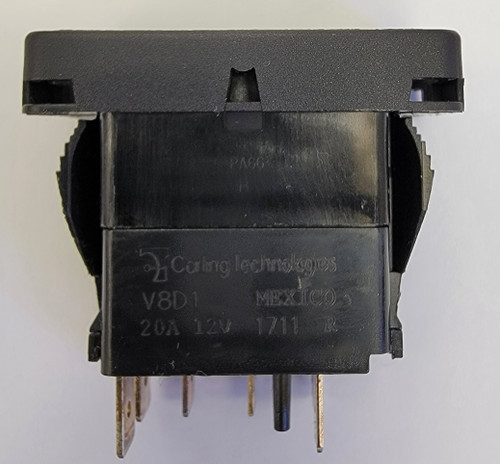 V8d1 Rocker Switch V8D1W661-00000-000 SPDT Double Momentary Rocker switch, 2 Ind Lamps ...