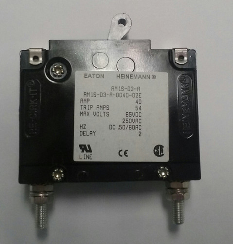 Eaton Heinemann AM1S Series 40 amp Circuit Breaker Stud Mount