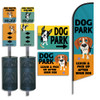 "Dual Color" Dog Park Station Bundle