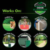 Zero Waste USA® Odor Eliminator works on: Turf, Dog Waste Stations, Dog Parks, Dumpsters, Trash Cans, Trash Chutes, Kennels, Vet Clinics, Concrete, Gravel & Grass.