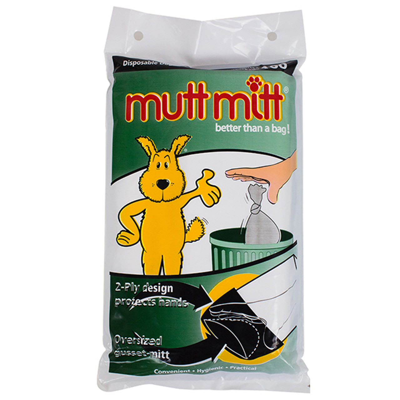  Mutt Mitt 2-ply Dog Waste/Poop Pick Up Bag on hanger cards,  800-count : Pet Supplies