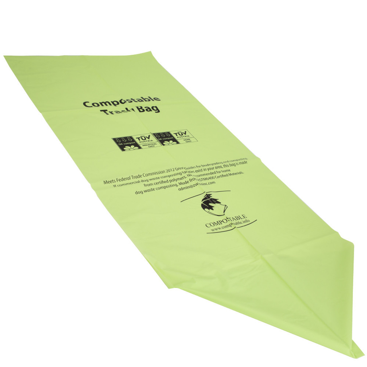 COMPOSTABLE 42" x 48" EXTRA LARGE Can Liner -case of 100