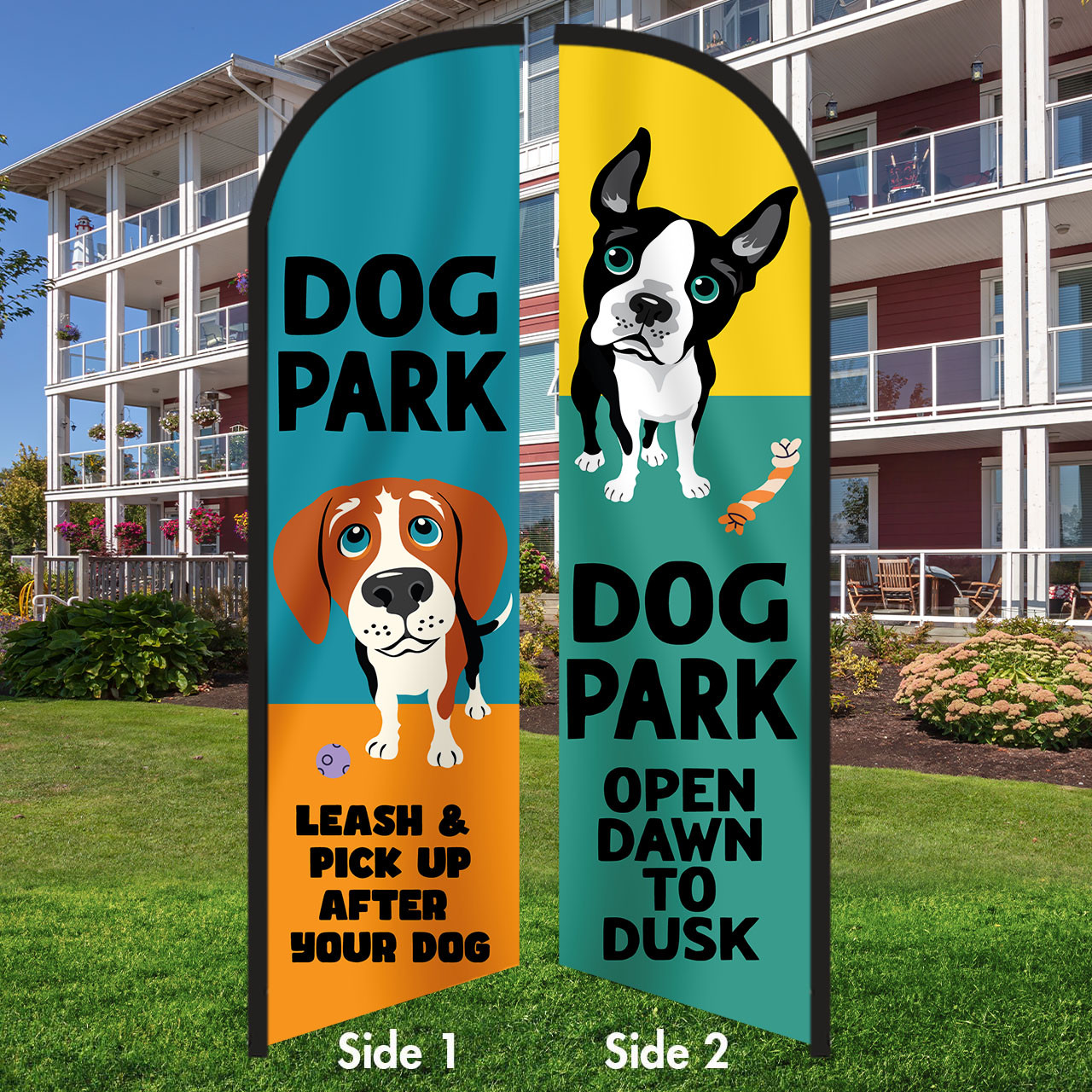 "Dual Color" Dog Park Station Bundle