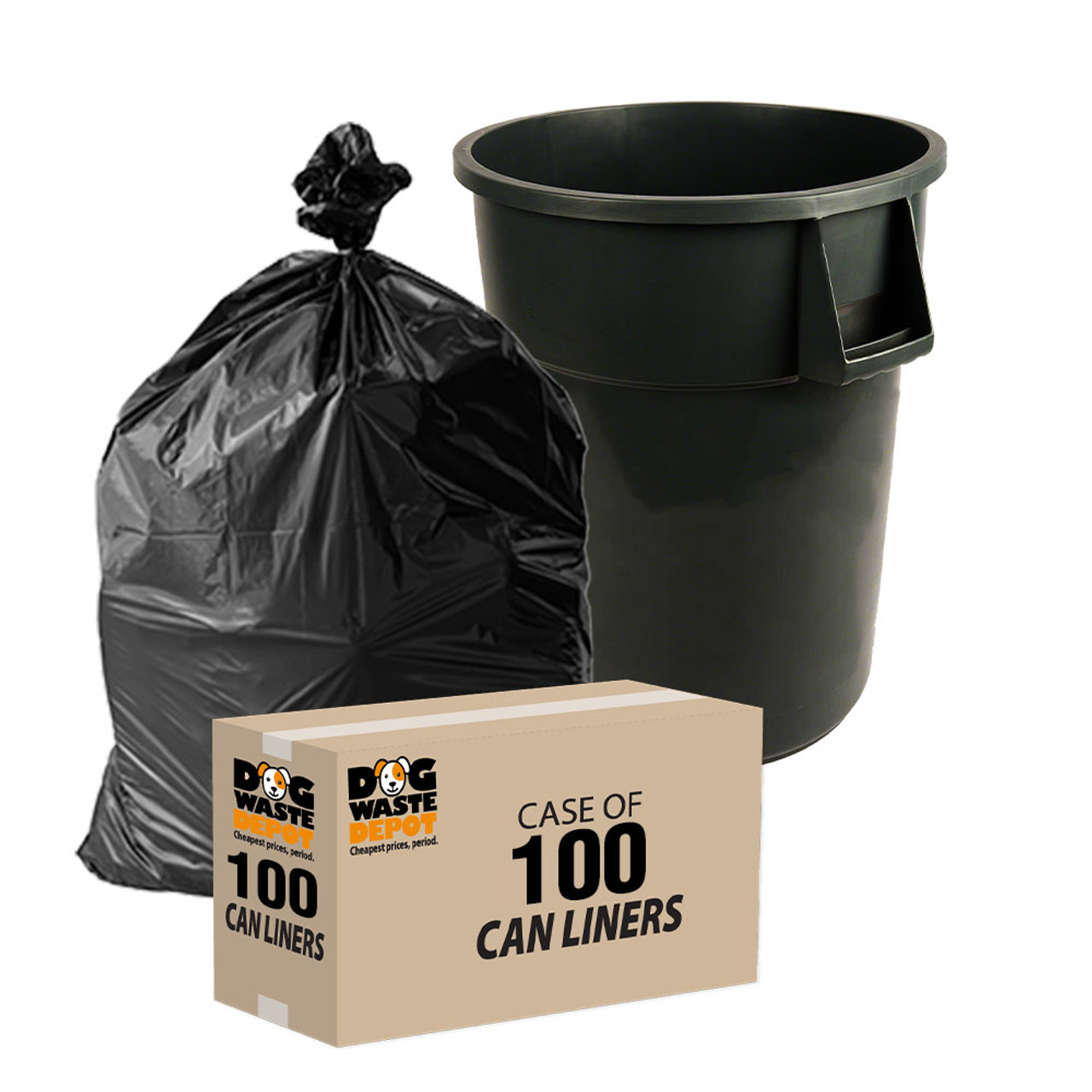 45 Gallon Trash Can Liner -case of 100