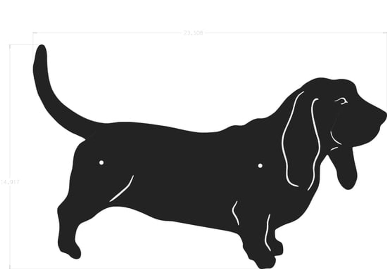 Silhouette - Basset Hound