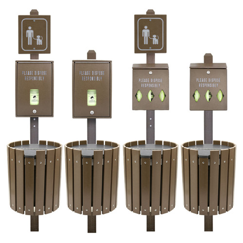 TRAIL PROVEN™ Dog Waste Station - made from recycled plastics TRAIL PROVEN™ Dog Waste Station - made from recycled plastics