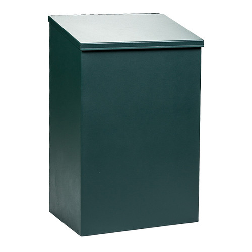 Square Waste Can- Aluminum with Lid Square Waste Can- Aluminum with Lid