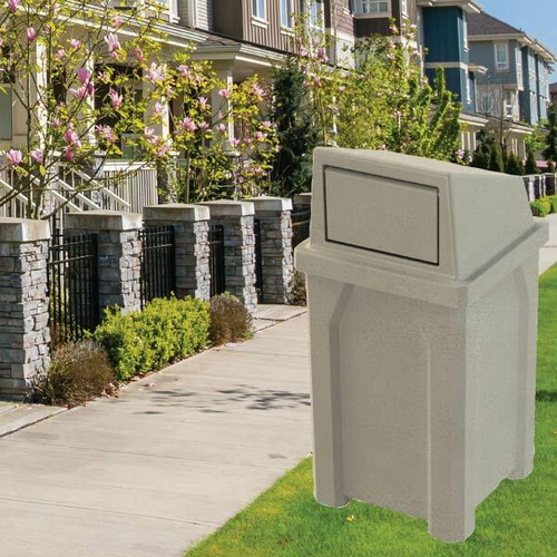 ApartMates 32 Gal Trash Rec w/Swing Lid