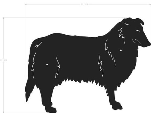 Silhouette - Collie Silhouette - Collie